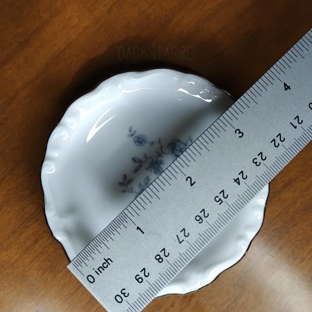 Vintage Johann Haviland Bavaria Blue Garland Coaster - Picture 4 of 4